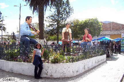 Parque Central Cotacachi Provincia de Imbabura Fotos Veronica Real