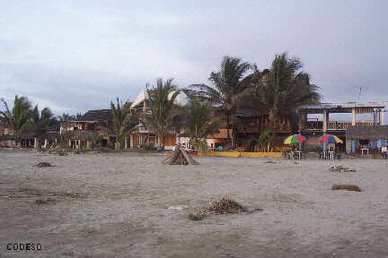 Muisne beach La playa de Muisne Strand