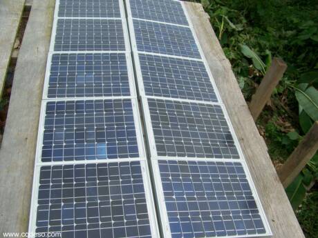 Sonnenenergie für die GemeindenProvinz Morona Santiago Amazonasregion Ecuador Südamerika