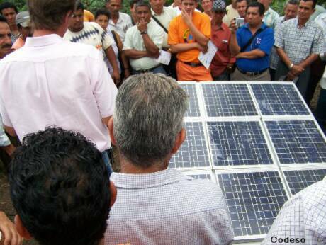 Bombeo de agua de riego con energía solar