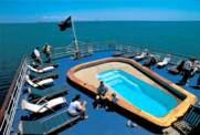 M/V Galapagos Legend Swimming pool and deck