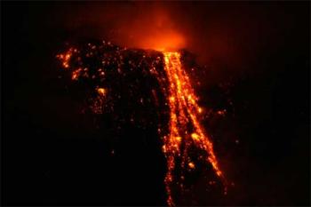 Erupción del volcán Tungurahua