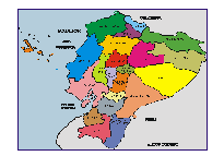 Mapa Parques Nacioneles y Areas Protegidas Ecuador